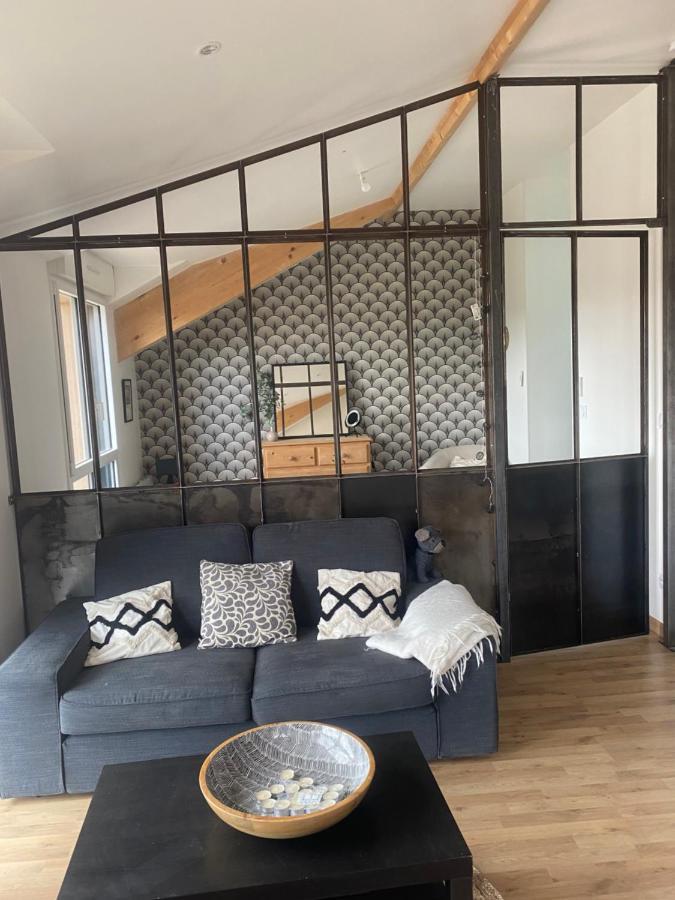 Appartement Loft avec terrasse sans vis a vis à 3km du circuit avec garage au calme à Le Mans Extérieur photo